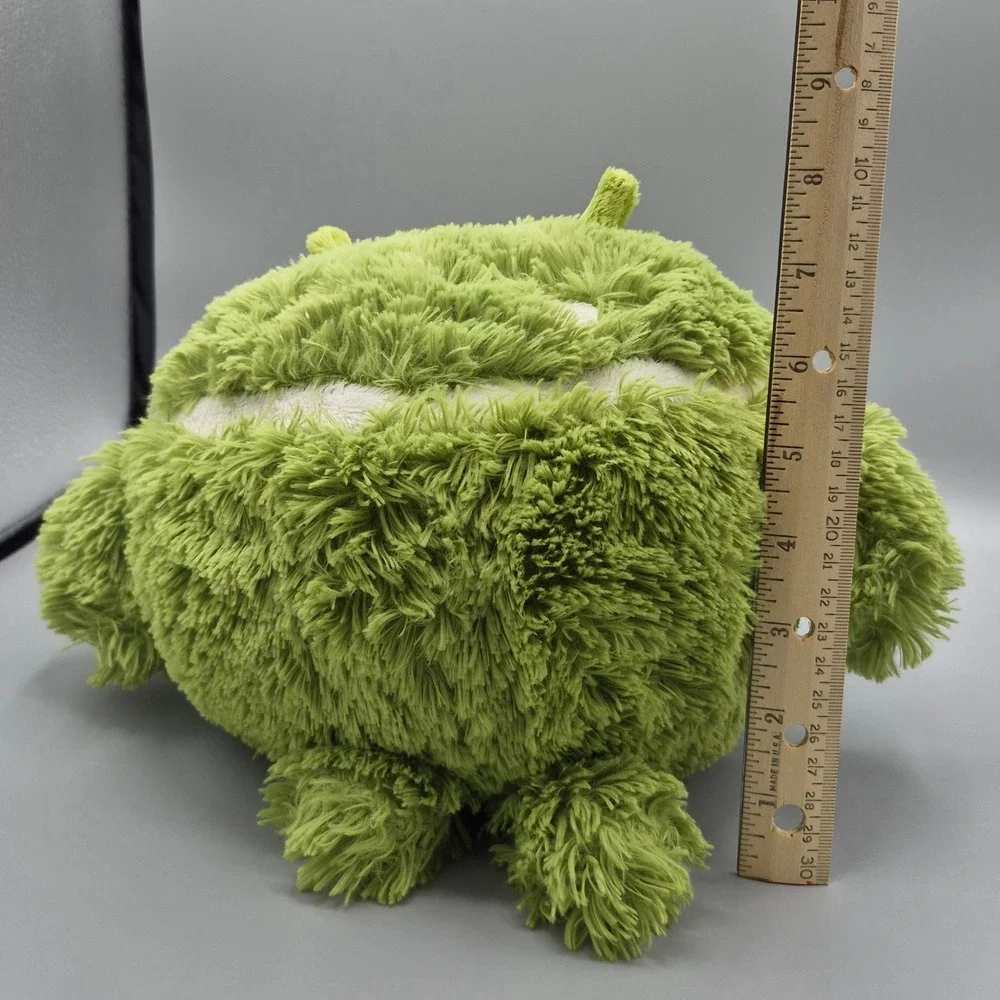 Squishable Android Robot Monster Plush Lime Green Shaggy Retired 2011 Mascot Toy